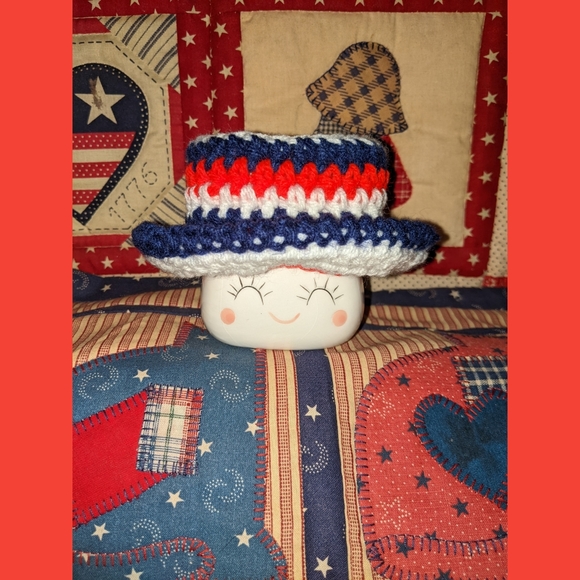 Marshmallow Mug Hat Yankee Doodle Hat - Picture 3 of 3